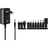 goobay Universal-Netzteil, 36 Watt schwarz, 5V - 15V, max. 2,4A, inkl. 11 Adapter