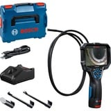 Bosch Professional Akku-Inspektionskamera GIC 12V-5-27 C Professional, 12Volt blau/schwarz, Li-Ionen Akku 2,0Ah, in L-BOXX
