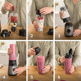 Bosch Serie 2 Standmixer VitaPower MMB2111S silber/schwarz, 450 Watt, 0,6 Liter