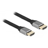 DeLOCK Ultra High Speed HDMI-Kabel 48 Gbps 8K 60Hz grau, 2 Meter