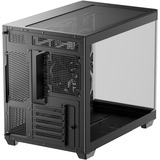 DeepCool CG330U 3F, Tower-Gehäuse schwarz, Panorama-Design