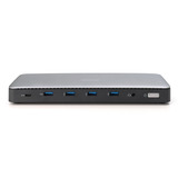 Digitus 13 Port USB-C Docking Station, Dockingstation grau/schwarz