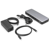 Digitus 13 Port USB-C Docking Station, Dockingstation grau/schwarz