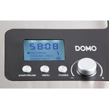 Domo Eismaschine DO9207I edelstahl, für 2.000ml Eiscreme, 180 Watt Kompressor