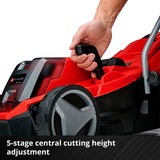 EINHELL Akku-Rasenmäher GE-CM 18/33 Li Kit, 18Volt rot/schwarz, Li-Ionen Akku 4,0Ah