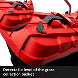 EINHELL Akku-Rasenmäher GE-CM 18/33 Li Kit, 18Volt rot/schwarz, Li-Ionen Akku 4,0Ah