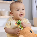 Fisher-Price Kuschel-Capybara, Kuscheltier mit Beißring und Rassel