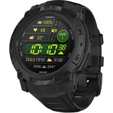 Garmin Instinct 3 – 50 mm, AMOLED, Tactical Edition, Smartwatch Black, Silikon-Armband