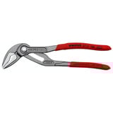 KNIPEX Cobra ES 87 51 180, 180mm, Rohr- / Wasserpumpen-Zange schwarz/rot, Wasserpumpenzange, 18-fach verstellbar
