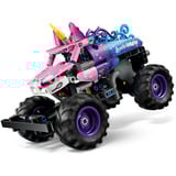 LEGO 42220 Technic Monster Jam Sparkle Smash mit Rückziehmotor, Konstruktionsspielzeug 