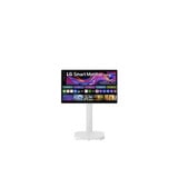 LG Smart Monitor Swing 32U889SA-W, LED-Monitor 80 cm (32 Zoll), weiß, UltraHD/4K, IPS, Touchscreen, Standfuß mit Rollen