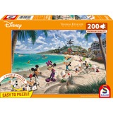Schmidt Spiele Thomas Kinkade Studios: Disney - Mickey & Minnie in Florida, Puzzle 200 Teile