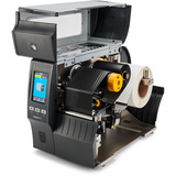 Zebra ZT411, Etikettendrucker schwarz/grau, 203 dpi, EPL, ZPL, ZPL II, USB, LAN, RS232, Bluetooth, Cutter