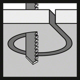 Bosch PRO Stichsägeblatt Hardwood clean curve T101AOF, 83mm 3 Stück