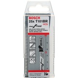 Bosch Professional Stichsägeblatt T 101 BR Clean for Wood, 100mm 25 Stück