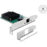 DeLOCK PCI Express x1 Karte zu 1xRJ45 10 Gigabit LAN RTL8127, LAN-Adapter 