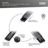 Digitus USB M.2 Festplattengehäuse SSD , Laufwerksgehäuse aluminium, NVMe 10Gbps USB 3.1Gen2