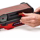 EINHELL Bandschleifer TE-BS 850 E rot/schwarz, 850 Watt