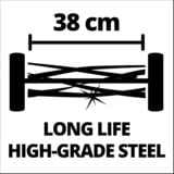 EINHELL Hand-Rasenmäher GE-HM 38 S, Spindelmäher rot/schwarz