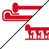 EINHELL Power X-Change Akku-Schwingschleifer TE-OS 18/230 Li-Solo, 18Volt rot/schwarz, ohne Akku und Ladegerät
