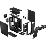 Fractal Design Meshify 2 Compact Black Solid, Tower-Gehäuse schwarz