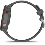 Garmin Forerunner 255, Smartwatch grau/schwarz, 46 mm, Silikon-Armband
