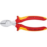 KNIPEX X-Cut Kompakt-Seitenschneider 73 06 160, VDE, Schneid-Zange gelb, doppelt gelagerte Gelenkachse