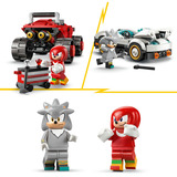 LEGO 77118 Sonic the Hedgehog Silvers Auto vs. Knuckles' Monstertruck, Konstruktionsspielzeug 