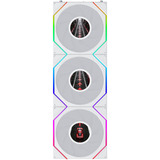Lian Li UNI FAN TL LCD FLEX 120 Wireless, Gehäuselüfter weiß, Reverse, 3er Pack mit Controller, 124 mm
