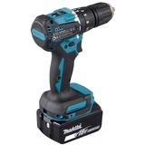 Makita Akku-Schlagbohrschrauber DHP487RAJ, 18Volt blau/schwarz, 2x Li-Ionen Akku 2,0Ah, MAKPAC