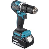 Makita Akku-Schlagbohrschrauber DHP487RAJ, 18Volt blau/schwarz, 2x Li-Ionen Akku 2,0Ah, MAKPAC