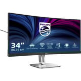 Philips 34B2U5600C, LED-Monitor 86.4 cm (34 Zoll), dunkelgrau/silber, WQHD, VA, Curved, SmartKVM, USB-Hub, 120Hz Panel