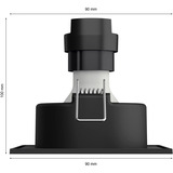 Philips Hue White & Color Ambiance Centura Einbauspot, LED-Leuchte weiß, eckig