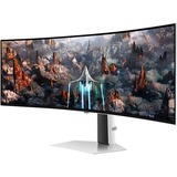 SAMSUNG Odyssey S49CG934SUX, Gaming-Monitor 124 cm (49 Zoll), silber/schwarz, UWQHD, OLED, HDMI, DisplayPort, USB, 240Hz Panel