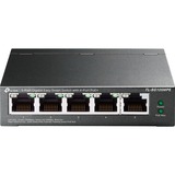 TP-Link TL-SG105MPE, Switch schwarz, 5-Port-Gigabit-Easy-Smart-Switch mit 4 PoE+ Ports