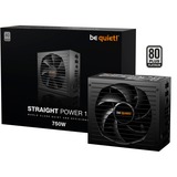 be quiet! Straight Power 12 Platinum 750W ATX3.0, PC-Netzteil schwarz, 1x 12-Pin High Power GPU, 4x PCIe, Kabel-Management , 750 Watt