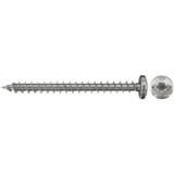 fischer Spanplattenschraube PowerFast 3,5x20 Halbrundkopf TX 200 Stück, mit Vollgewinde, Edelstahl A2