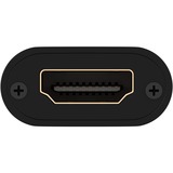 goobay HDMI-Signalverstärker 4K @ 30Hz, HDMI Verlängerung schwarz