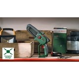 Bosch Heimwerken & Garten Akku-Kettensäge EasyChain 18V-15-7, 18Volt grün/schwarz, Li-Ionen Akku 2,5Ah, POWER FOR ALL ALLIANCE