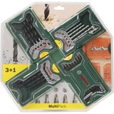 Bosch Heimwerken & Garten Mini X-Line Multipack 3+1 Set, 46-teilig, Bohrer- & Bit-Satz grün