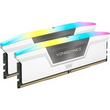 Corsair DIMM 64 GB DDR5-5600 (2x 32 GB) Dual-Kit, Arbeitsspeicher weiß, CMH64GX5M2B5600C36W, Vengeance RGB, INTEL XMP