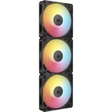 Corsair RS120-R ARGB, Gehäuselüfter schwarz, 3er Pack, Reverse, 120 mm