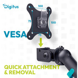 Digitus Dual Design Monitorhalterung, 2x 35", 2x 10 kg schwarz