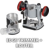 EINHELL Professional Akku-Oberfräse und -Kantenfräse TP-RO 18 Set Li BL - Solo rot, ohne Akku und Ladegerät