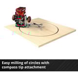 EINHELL Professional Akku-Oberfräse und -Kantenfräse TP-RO 18 Set Li BL - Solo rot, ohne Akku und Ladegerät