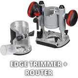Einhell Akku-Oberfräse und -Kantenfräse TP-RO 18 Set Li BL - Solo Professional rot, ohne Akku und Ladegerät