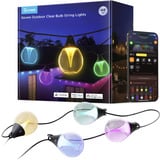 Govee Lichterketten für den Außenbereich mit transparenten Lampen 