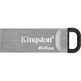 Kingston DataTraveler Kyson 64 GB, USB-Stick silber, USB-A 3.2 Gen 1