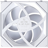 Lian Li UNI FAN SL-INF FLEX 120 Wireless, Gehäuselüfter weiß, Reverse, 3er Pack mit Controller, 120 mm