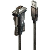 Lindy USB auf Seriell Konverter Lite schwarz, 1,5m